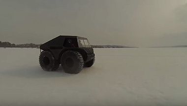 ATV, snow and swamp-going vehicle BigBo | Winter tests